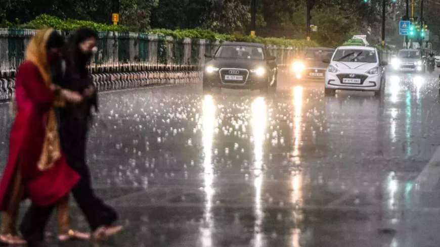Delhi sees warm day as Met forecasts patchy rain and temperature fall, issues yellow alert for Sunday