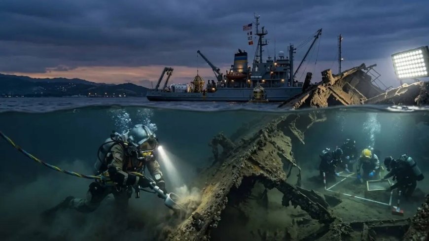 The Pentagon sends specialised divers to find 250 Americans lost on the ‘Hell Ship’ in 1944 in the Philippine sea