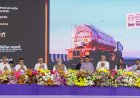 PM lays the foundation stone, inaugurates and dedicates to the nation various projects, in Vav-Tharad, Gujarat