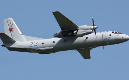 Russian An-26 military transport plane crashes in Crimea, 29 dead
