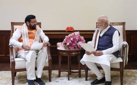 Chief Minister of Haryana meets the Prime Minister