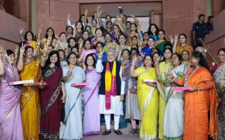Prime Minister asserts Women’s Reservation in legislative bodies is the need of the hour
