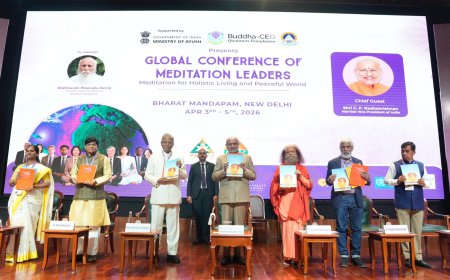Vice-President of India, Shri C. P. Radhakrishnan graced the Global Conference of Meditation Leaders