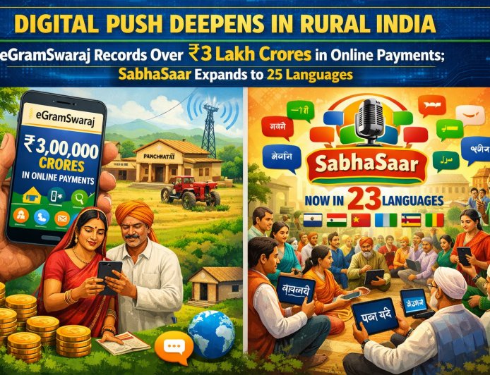 E-GramSwaraj Records Over ₹3 Lakh Crores in Online Payments