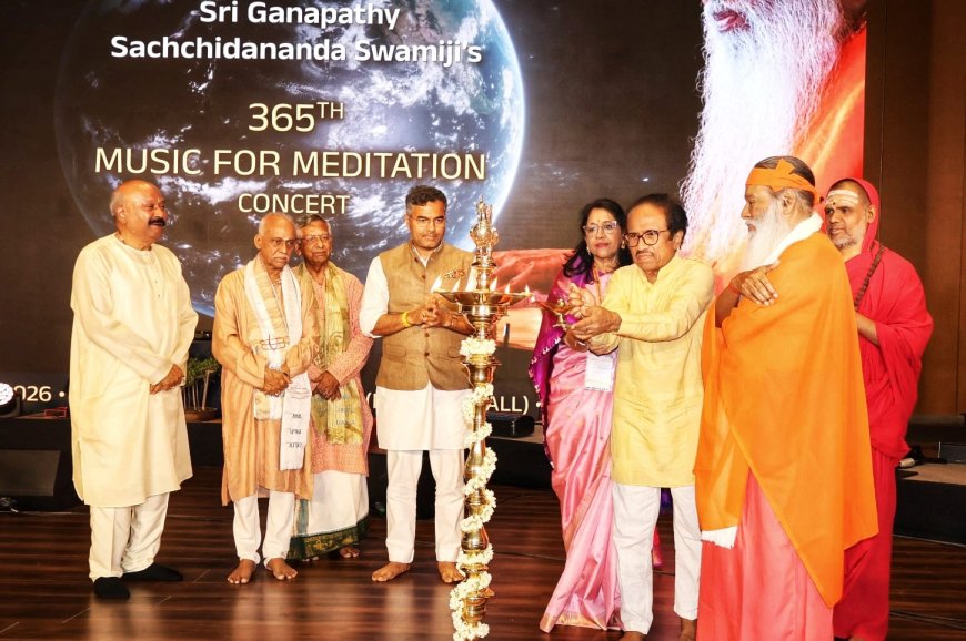 Historic 365th Music for Meditation Concert  Indraprastha Raga Sagara at Bharat Mandapam