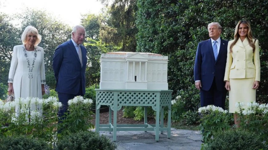 Watch: Trump, Melania host King Charles, Camilla in Washington, showcase beehives in White House garden