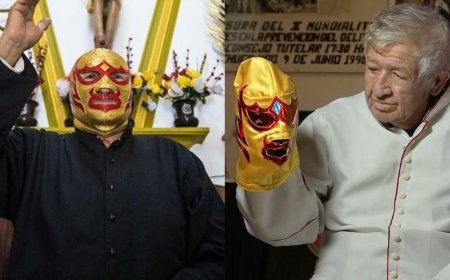 By day a priest, by night a wrestler: Meet the Mexican hero who raised money for an orphanage by fighting in wrestling rings