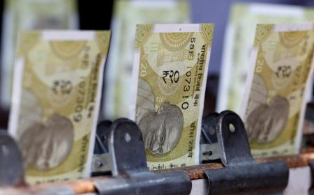 Rupee rises 5 paise to 95.53 against U.S. dollar in early trade