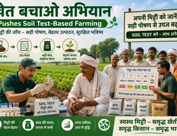 ‘Khet Bachao Abhiyan’ Pushes Soil Test-Based Farming