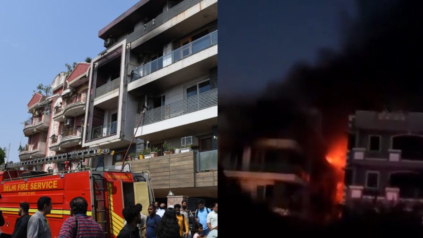 3am AC blast? Short circuit? How fire raced through locked, grilled Delhi Shahdara flats; 9 dead