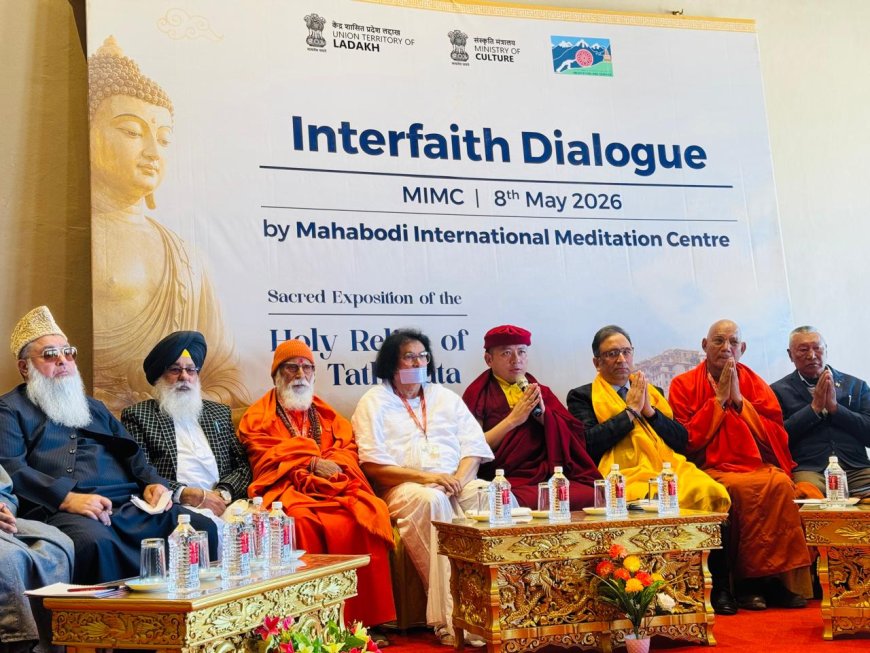 Ladakh Hosts Interfaith Conference in Leh on Buddha Purnima; Religious Leaders Emphasize Peace and Harmony